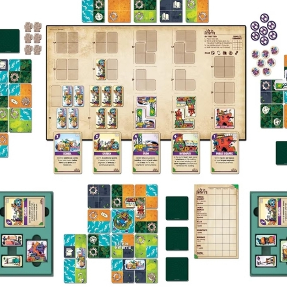 Board Game Life In Reterra Community Rebuilding Game - Picture 6 of 8